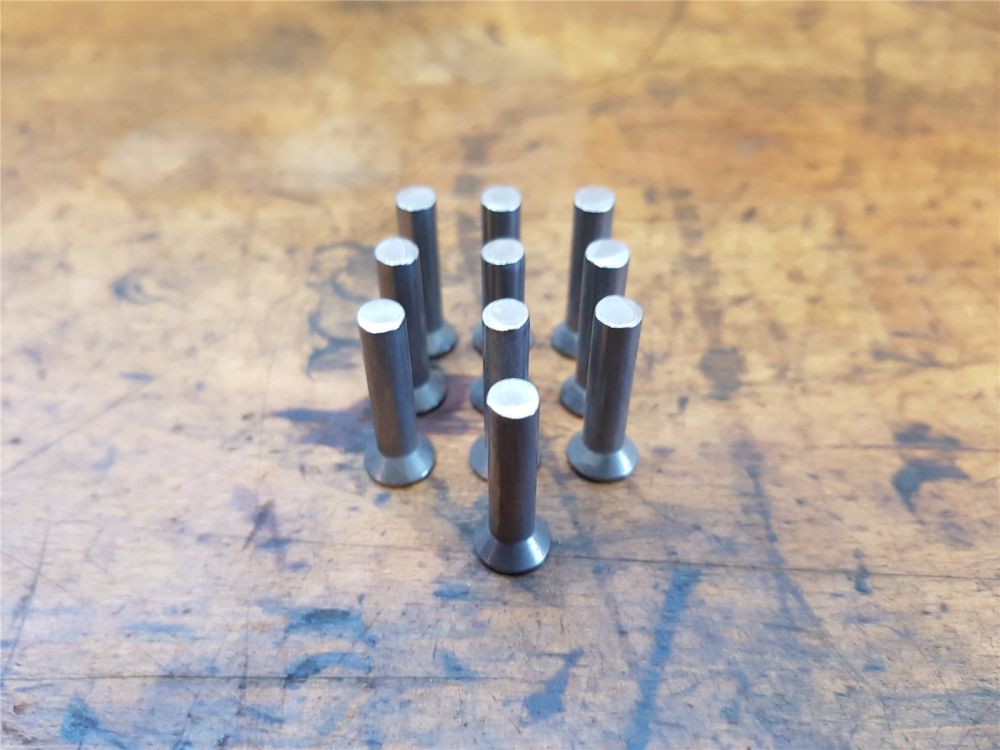 10 original ESM Senknieten Senkkopfniet 5x22mm Messerklingen Mähmesser 5440181