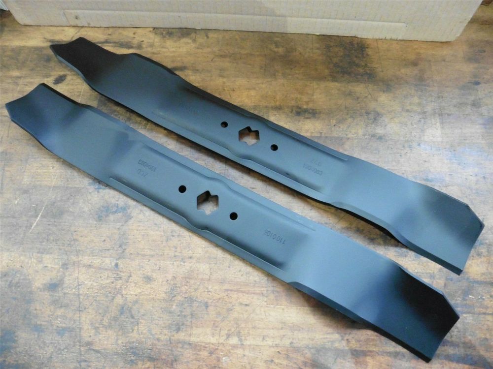 2x Messer Mulchmesser für MTD Rasentraktor 107cm B 155 GLX 107 742-0616