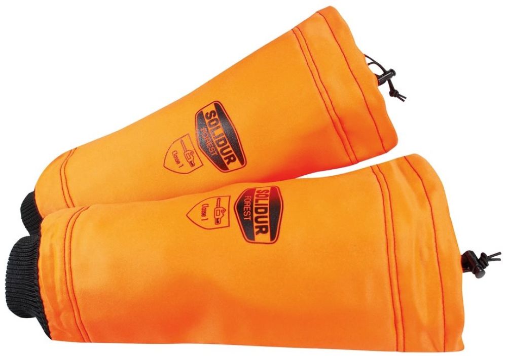 SOLIDUR Schnittschutz Armlinge Unterarmschutz | Kl. 1 | 20m/s | 9 Lagen