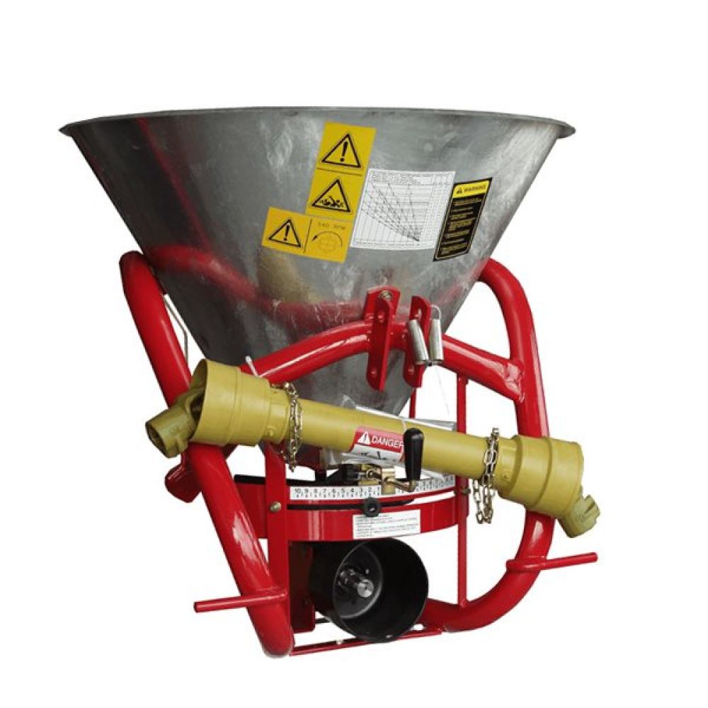 ERCO Aufsattelstreuer Salzstreuer Düngerstreuer 160 Liter Zapfwelle Kat. 0 & 1