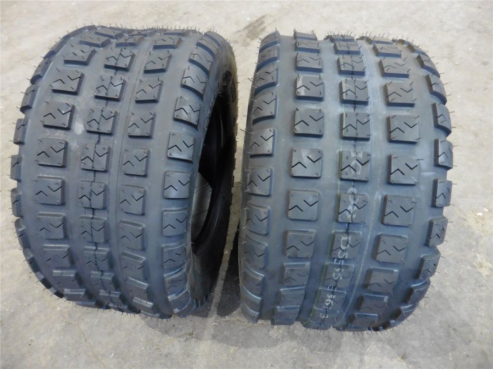 2x original Stiga Park Pro Reifen Räder Kenda 17 x 8.00-8 Power Turf 200/55 - 8
