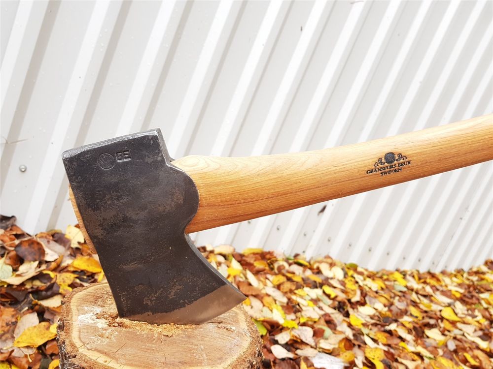 Gränsfors Bruk Amerikanische Fällaxt handgeschmiedet 434 2300g 80cm aus Schweden