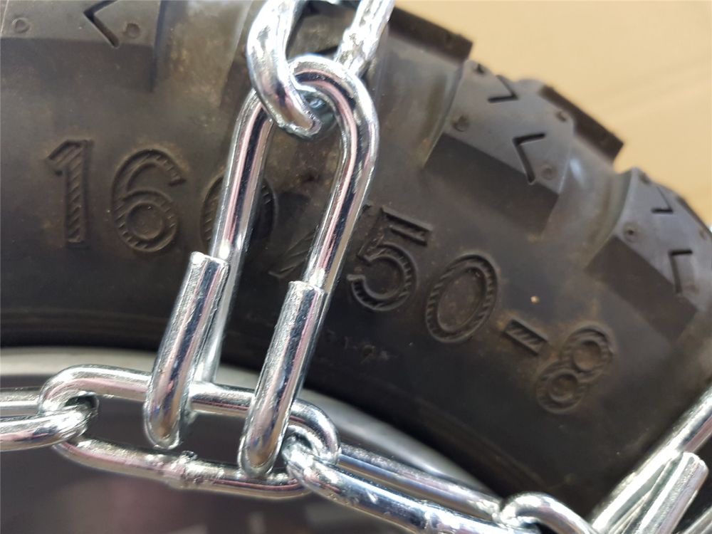 Schneeketten für Rasentraktoren 160/50-8 14x6.00-8 Leiterkette