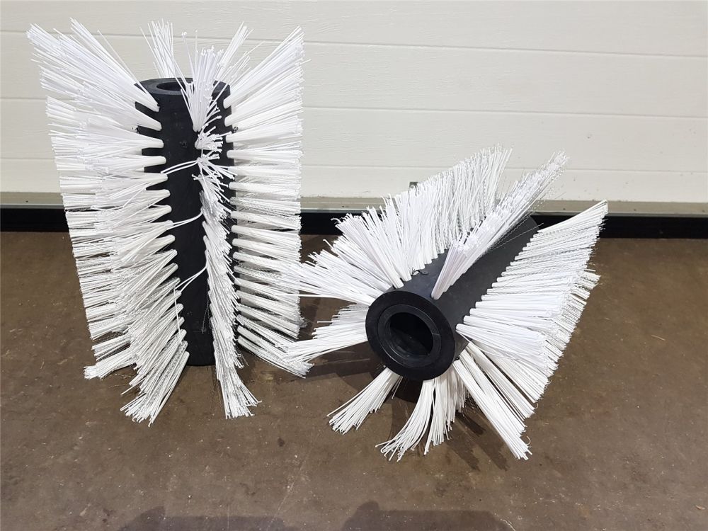 2x Kehrbürste Hako | 395mm | Welldraht Schnee | Variette Profi Standard Bürste