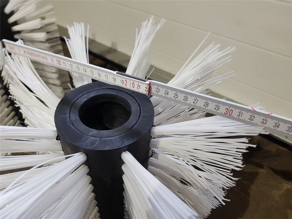 2x Kehrbürste Hako | 395mm | Welldraht Schnee | Variette Profi Standard Bürste