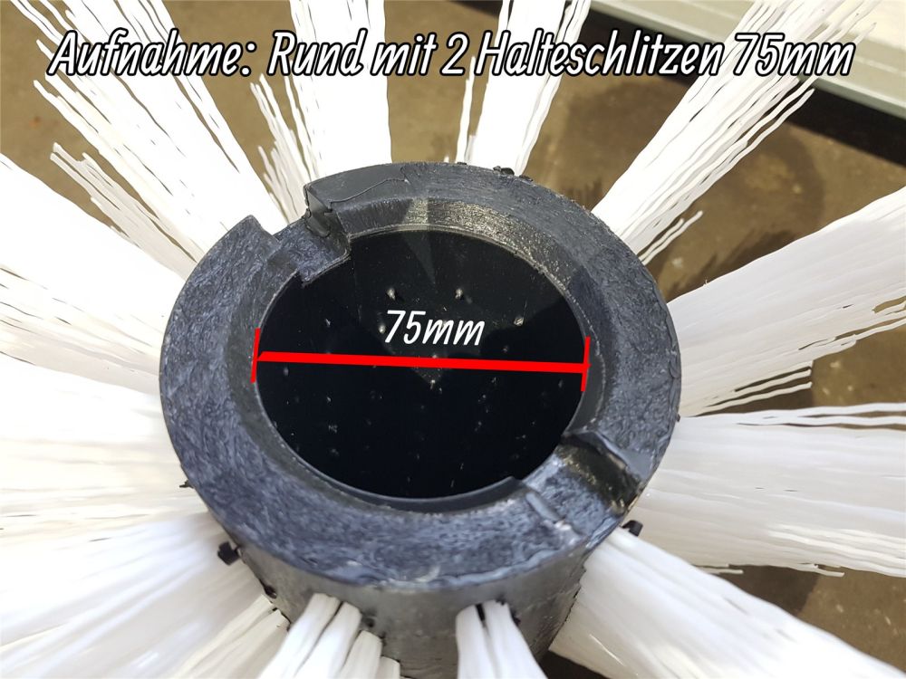 2x Kehrbürste Tielbürger | 260mm | Poly Universal | Kehrwalze Bürste TK 20 36 38