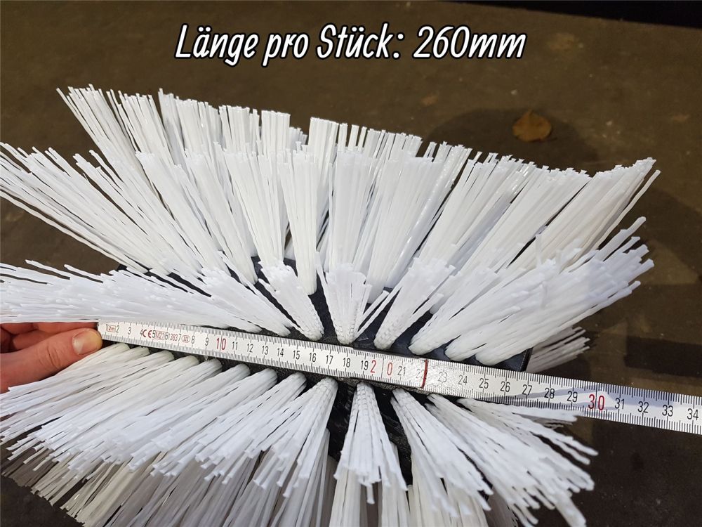 2x Kehrbürste Tielbürger | 260mm | Poly Universal | Kehrwalze Bürste TK 20 36 38