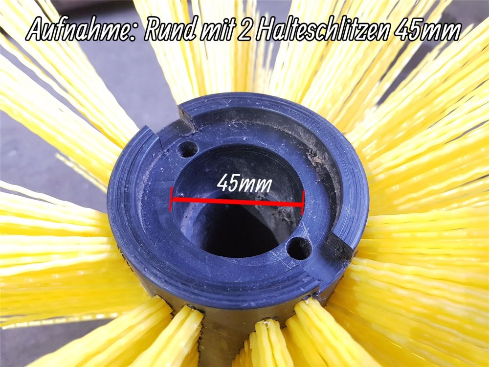 2x Kehrbürste Hako | 280mm | Poly Gehweg Straße | Variette 350 Kehrwalze Bürste