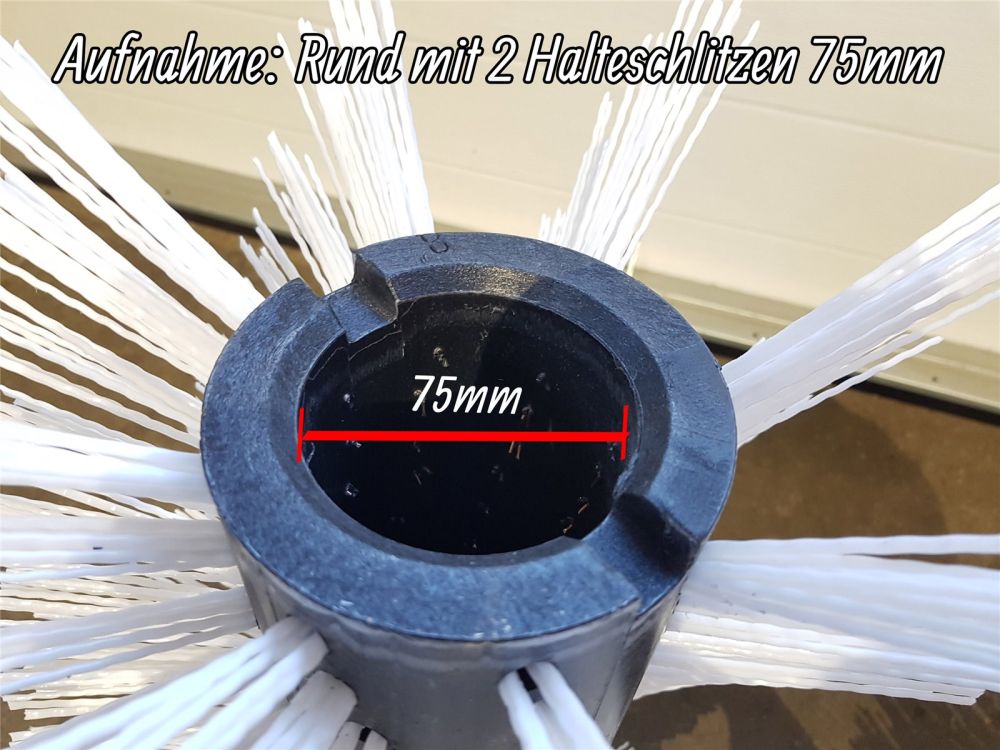 2x Kehrbürste Tielbürger | 460mm | Poly Schnee | TK 52 56 58 520 Kehrwalze