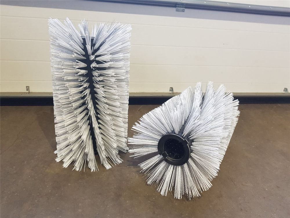 2x Kehrbürste Tielbürger | 460mm | Poly Welldraht | Kehrwalze TK 52 56 58 520