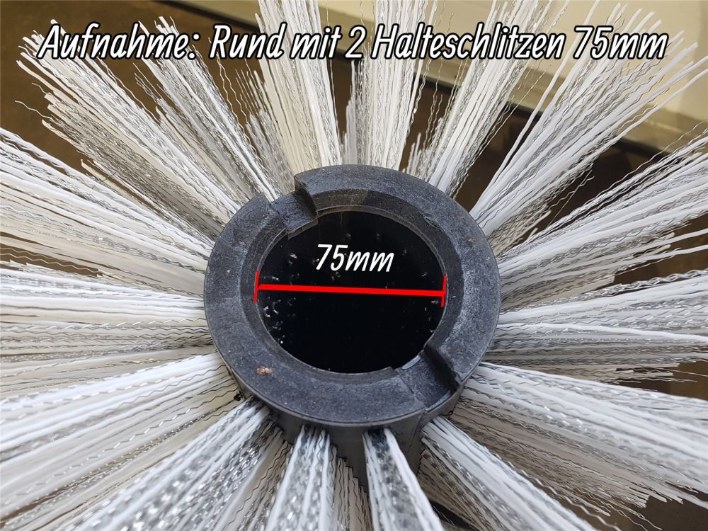 2x Kehrbürste Tielbürger | 460mm | Poly Welldraht | Kehrwalze TK 52 56 58 520