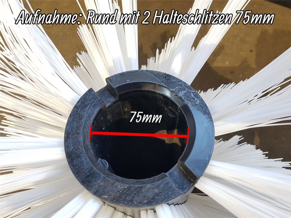 2x Kehrbürste Tielbürger | 300mm | Poly Schnee | Kehrwalze TK 18 20 32 36 38