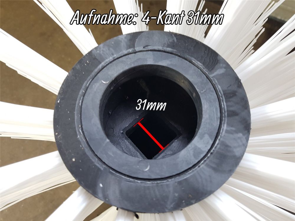 2x Kehrbürste Hako | 395mm | Poly Universal | Variette Profi Standard Kehrwalze