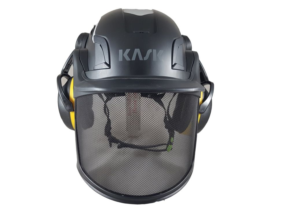 KASK Zenith X PL Combo Forst Kletterhelm Baumpflegehelm schwarz EN 12492