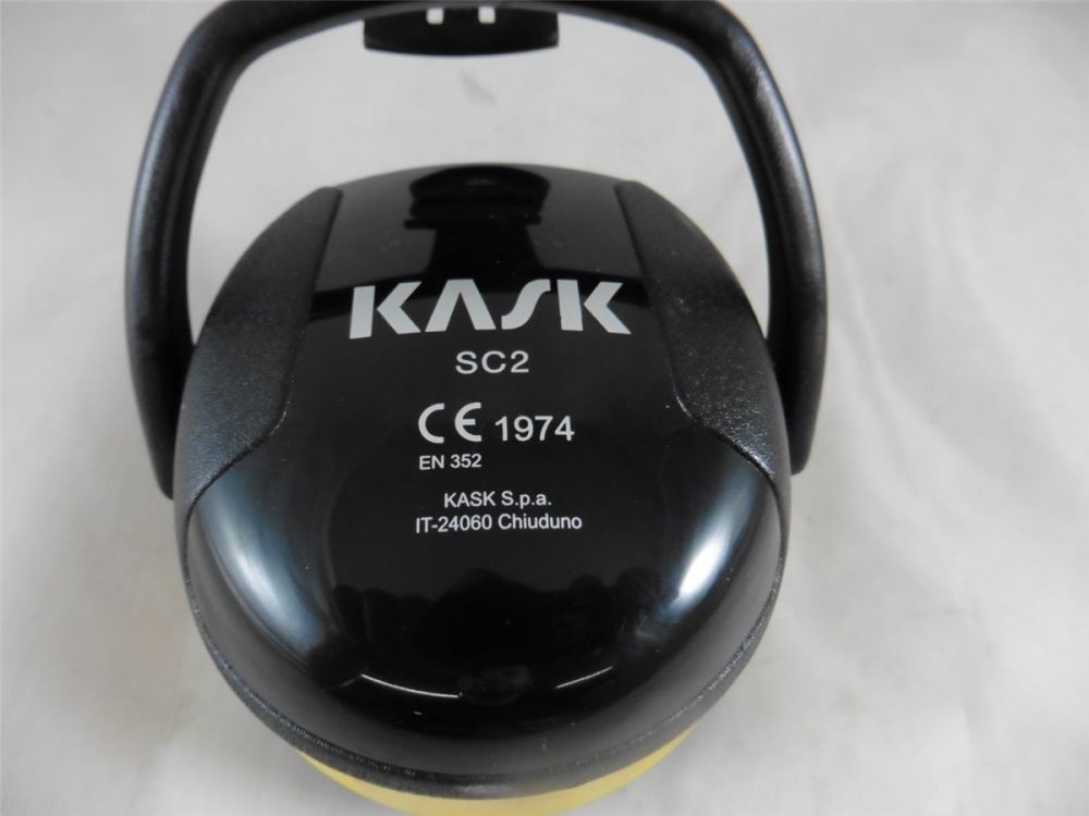 KASK SC2 Gelb Gehörschutz für Zenith Helme CE 1974 / EN 352 / SNR 29
