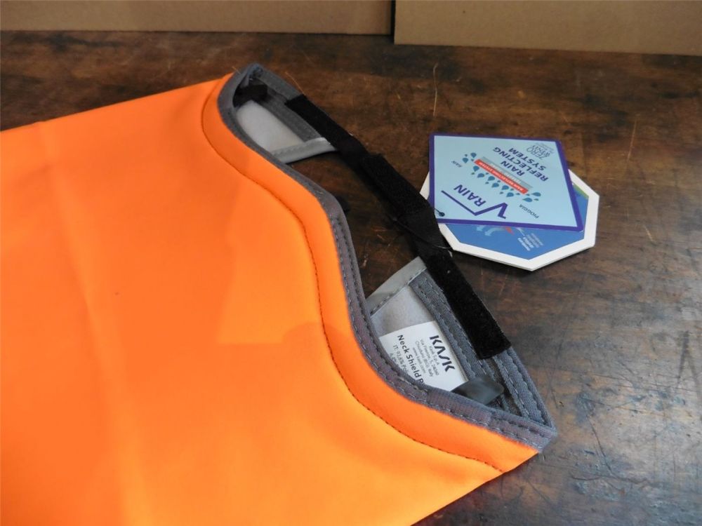 KASK Nackenschutz orange Fluo für Zenith X Helme Regen Schnee Wind Schutz