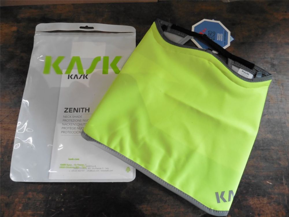 KASK Nackenschutz gelb Fluo für Zenith X Helme Regen Schnee Wind Schutz