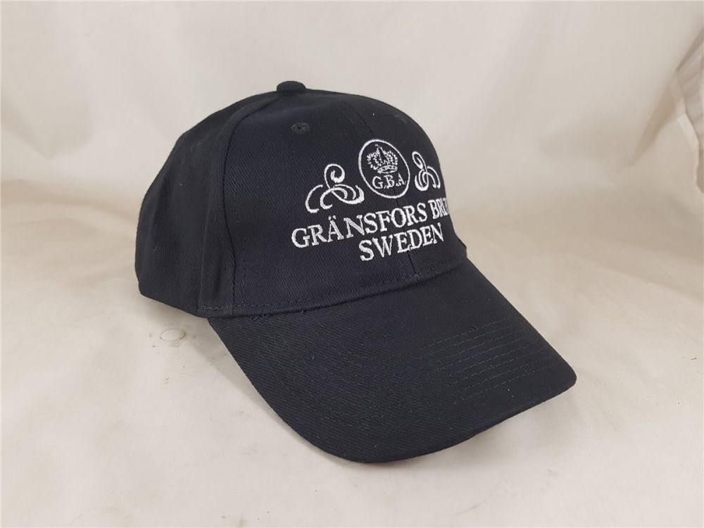 Gränsfors Bruk Kappe mit weißem Logo Cap Mütze 100% Baumwolle