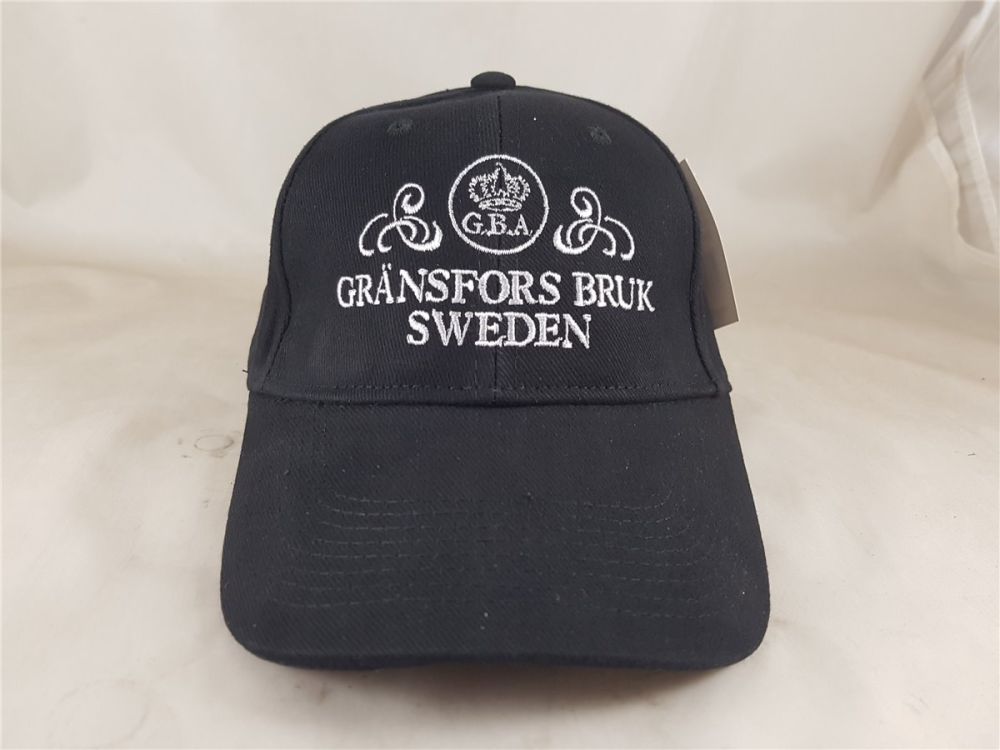 Gränsfors Bruk Kappe mit weißem Logo Cap Mütze 100% Baumwolle