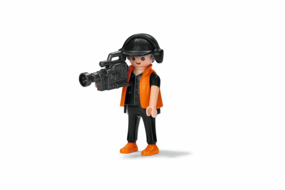 Playmobil Figur Kameramann bei STIHL Timbersports
